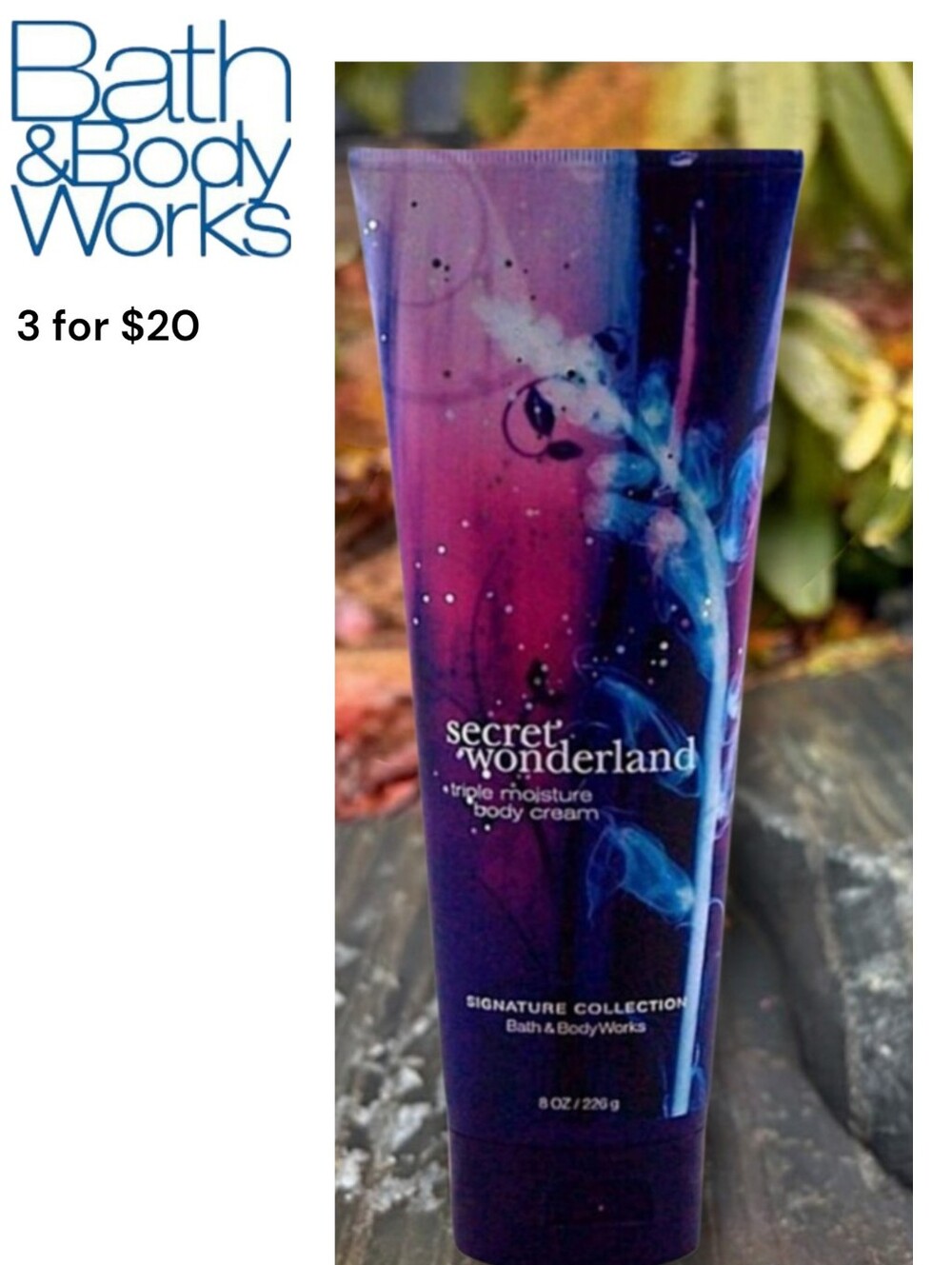 Bath & Body Works Secret Wonderland Triple Moisture Body Cream